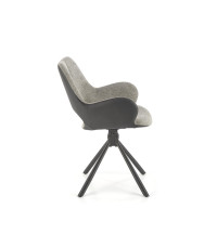 K494 krzesło popielaty / czarny (1p2szt)