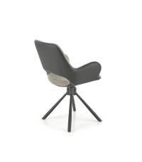 K494 krzesło popielaty / czarny (1p2szt)