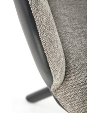 K494 krzesło popielaty / czarny (1p2szt)