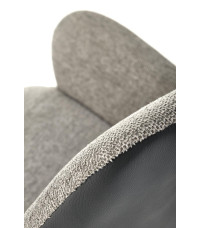 K494 krzesło popielaty / czarny (1p2szt)