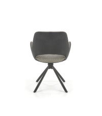 K494 krzesło popielaty / czarny (1p2szt)