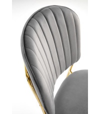 K499 krzesło popielaty (1p4szt)