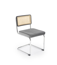 K504 krzesło popielaty / czarny (1p2szt)