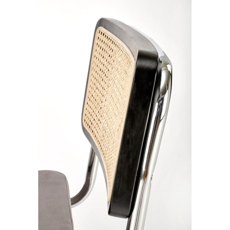 K504 krzesło popielaty / czarny (1p2szt)