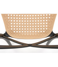 K512 krzesło czarny / brązowy (1p4szt)