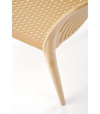 K514 krzesło pomarańczowy (1p4szt)