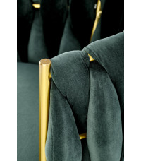 K517 krzesło ciemny zielony / złoty (1p2szt) K517 krzesło ciemny zielony / złoty (1p2szt)