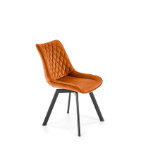 K520 krzesło nogi - czarne, siedzisko - cynamonowy (1p2szt)