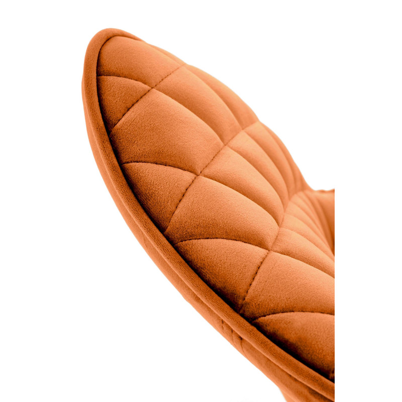 K520 krzesło nogi - czarne, siedzisko - cynamonowy (1p2szt)