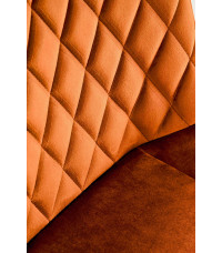 K520 krzesło nogi - czarne, siedzisko - cynamonowy (1p2szt)