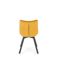 K520 krzesło nogi - czarne, siedzisko - musztardowy (1p2szt) K520 krzesło nogi - czarne, siedzisko - musztardowy (1p2szt)