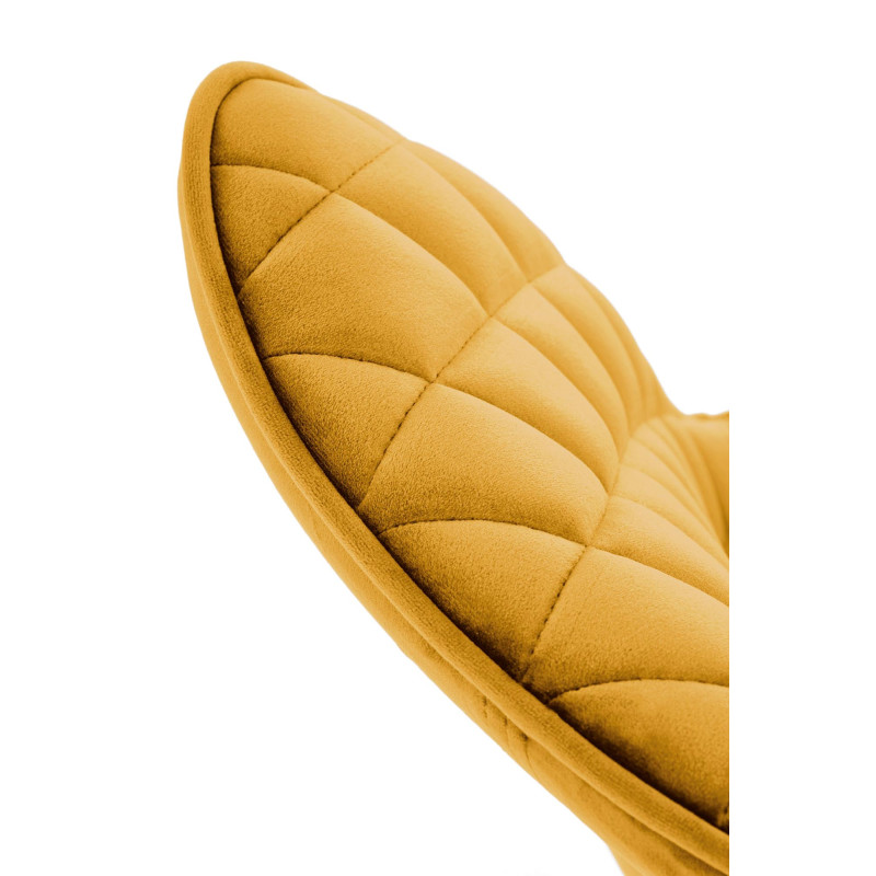 K520 krzesło nogi - czarne, siedzisko - musztardowy (1p2szt) K520 krzesło nogi - czarne, siedzisko - musztardowy (1p2szt)