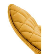 K520 krzesło nogi - czarne, siedzisko - musztardowy (1p2szt) K520 krzesło nogi - czarne, siedzisko - musztardowy (1p2szt)