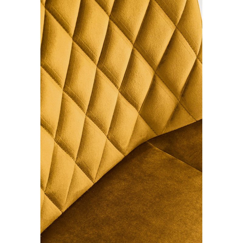 K520 krzesło nogi - czarne, siedzisko - musztardowy (1p2szt) K520 krzesło nogi - czarne, siedzisko - musztardowy (1p2szt)