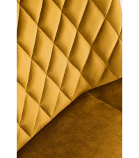 K520 krzesło nogi - czarne, siedzisko - musztardowy (1p2szt) K520 krzesło nogi - czarne, siedzisko - musztardowy (1p2szt)