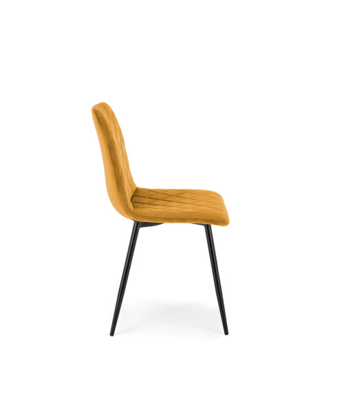 K525 krzesło musztardowy (1p4szt)
