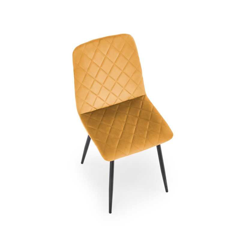 K525 krzesło musztardowy (1p4szt)