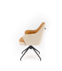 K527 krzesło brązowy / beżowy (1p2szt)