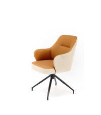 K527 krzesło brązowy / beżowy (1p2szt)