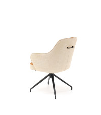 K527 krzesło brązowy / beżowy (1p2szt)