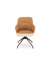 K527 krzesło brązowy / beżowy (1p2szt)