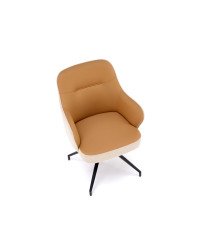 K527 krzesło brązowy / beżowy (1p2szt)