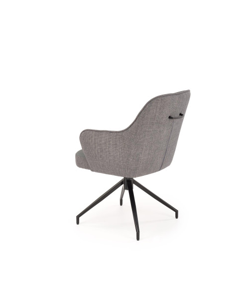 K527 krzesło popielaty / j. popiel (1p2szt)