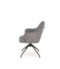 K527 krzesło popielaty / j. popiel (1p2szt)