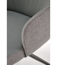 K527 krzesło popielaty / j. popiel (1p2szt)