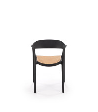 K530 krzesło czarny / naturalny (1p4szt)