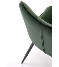 K539 krzesło ciemny zielony (1p4szt)