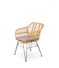 K541 krzesło naturalny / popielaty (1p2szt)