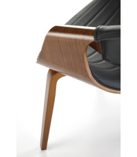 K544 krzesło czarny / orzechowy (1p1szt)