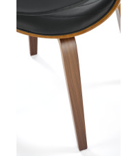 K544 krzesło czarny / orzechowy (1p1szt)