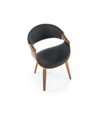 K544 krzesło czarny / orzechowy (1p1szt)