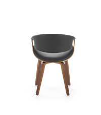 K544 krzesło czarny / orzechowy (1p1szt)