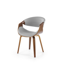 K544 krzesło popielaty / orzechowy (1p1szt)