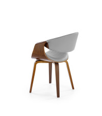 K544 krzesło popielaty / orzechowy (1p1szt)