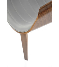 K544 krzesło popielaty / orzechowy (1p1szt)