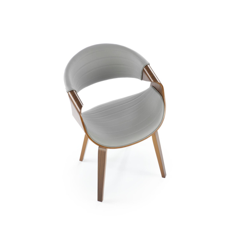 K544 krzesło popielaty / orzechowy (1p1szt)