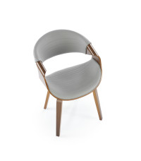 K544 krzesło popielaty / orzechowy (1p1szt)