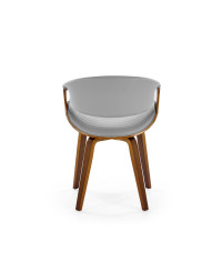 K544 krzesło popielaty / orzechowy (1p1szt)