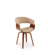 K545 krzesło beżowy / orzechowy (1p1szt)