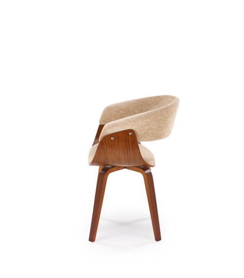 K545 krzesło beżowy / orzechowy (1p1szt)