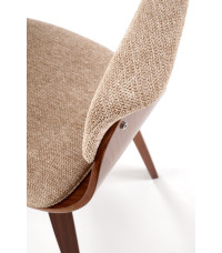 K545 krzesło beżowy / orzechowy (1p1szt)