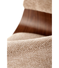 K545 krzesło beżowy / orzechowy (1p1szt)