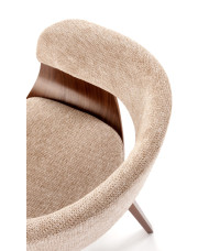 K545 krzesło beżowy / orzechowy (1p1szt)