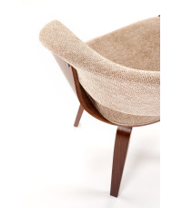 K545 krzesło beżowy / orzechowy (1p1szt)