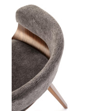 K545 krzesło popielaty / orzechowy (1p1szt)