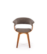 K545 krzesło popielaty / orzechowy (1p1szt)